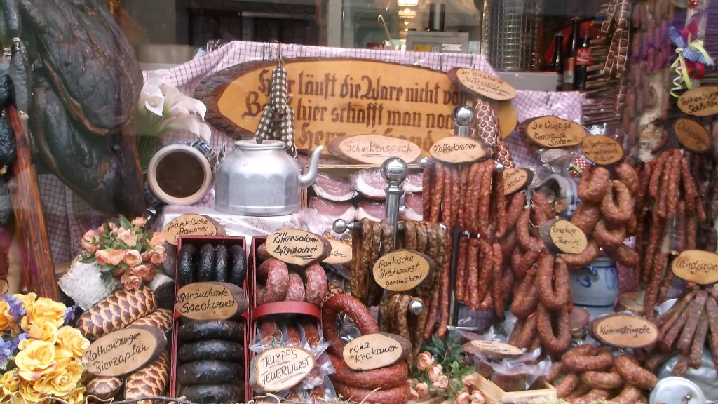 German meat market!