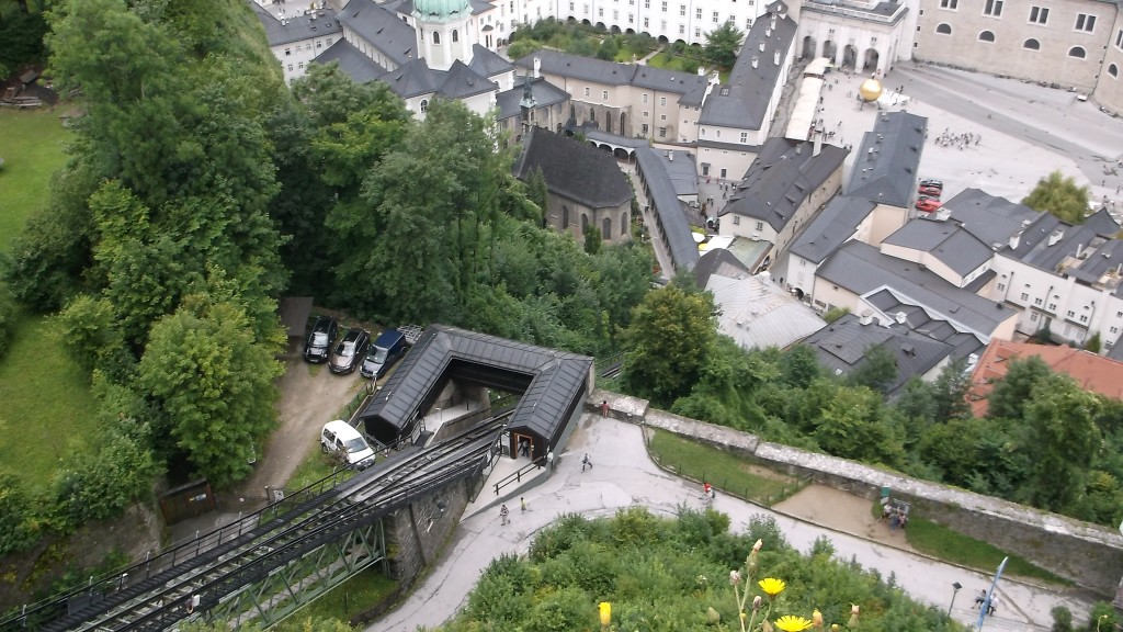 tram up to the fortress