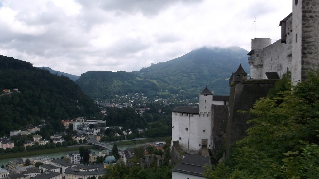 Looking out from the fortress