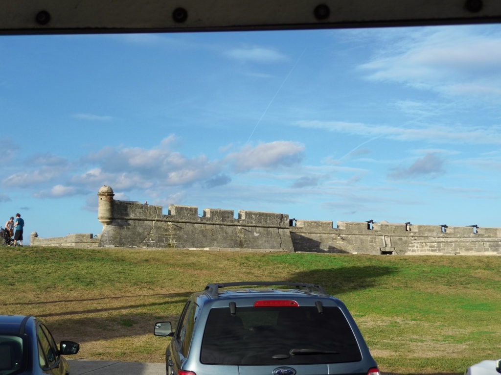 the Spanish fort from the 1500's was never taken in battle