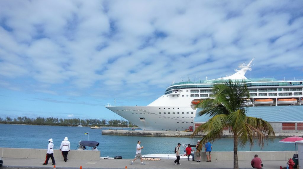 Nassau and our ship