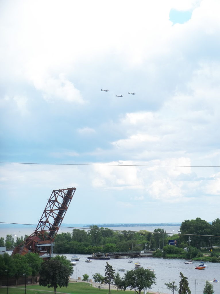 flights over Oshkosh