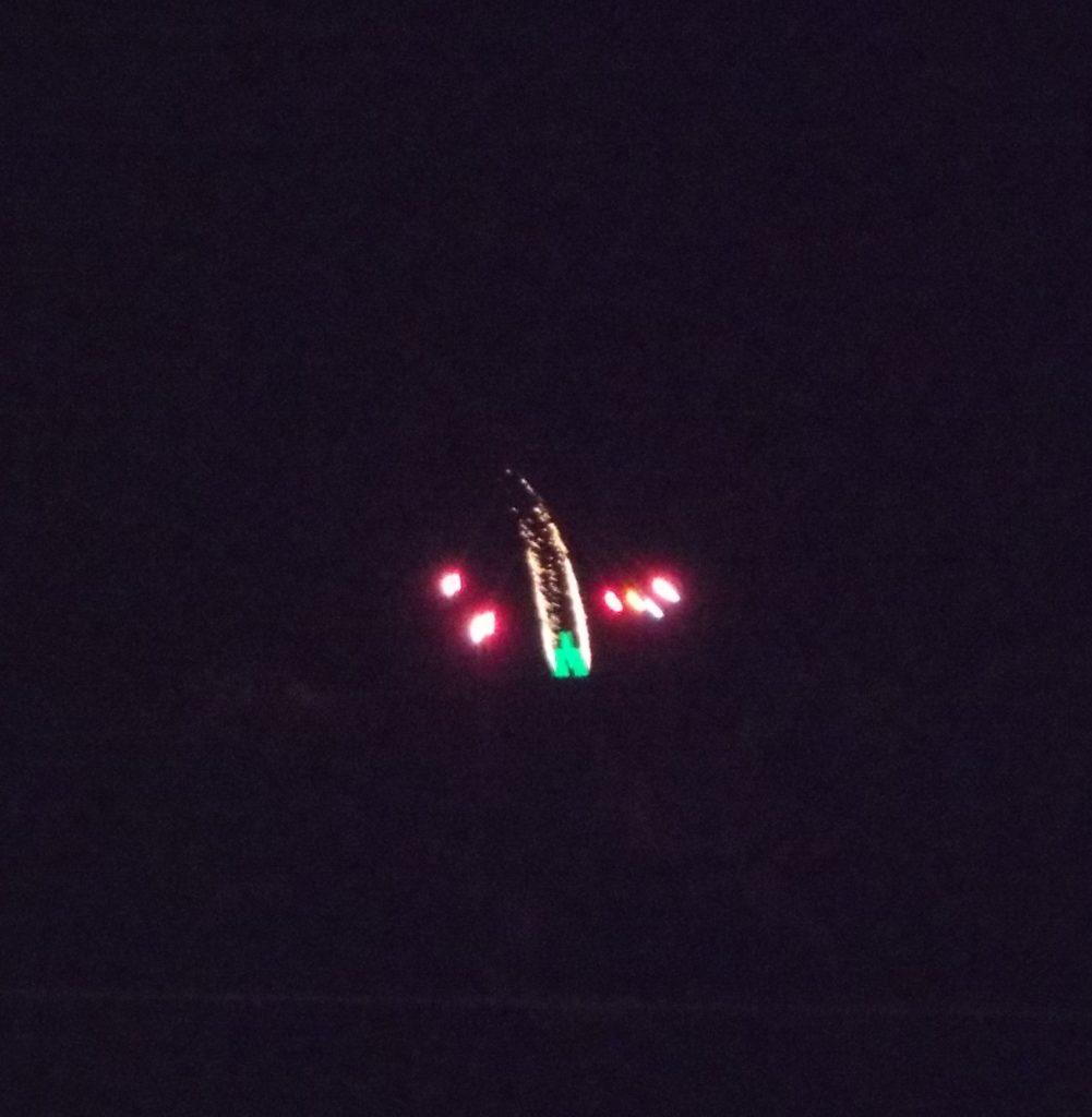 night aerobatics and fireworks