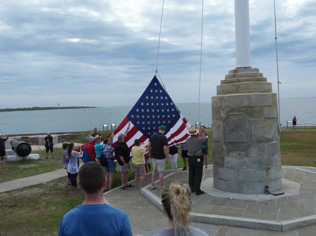 flag raising